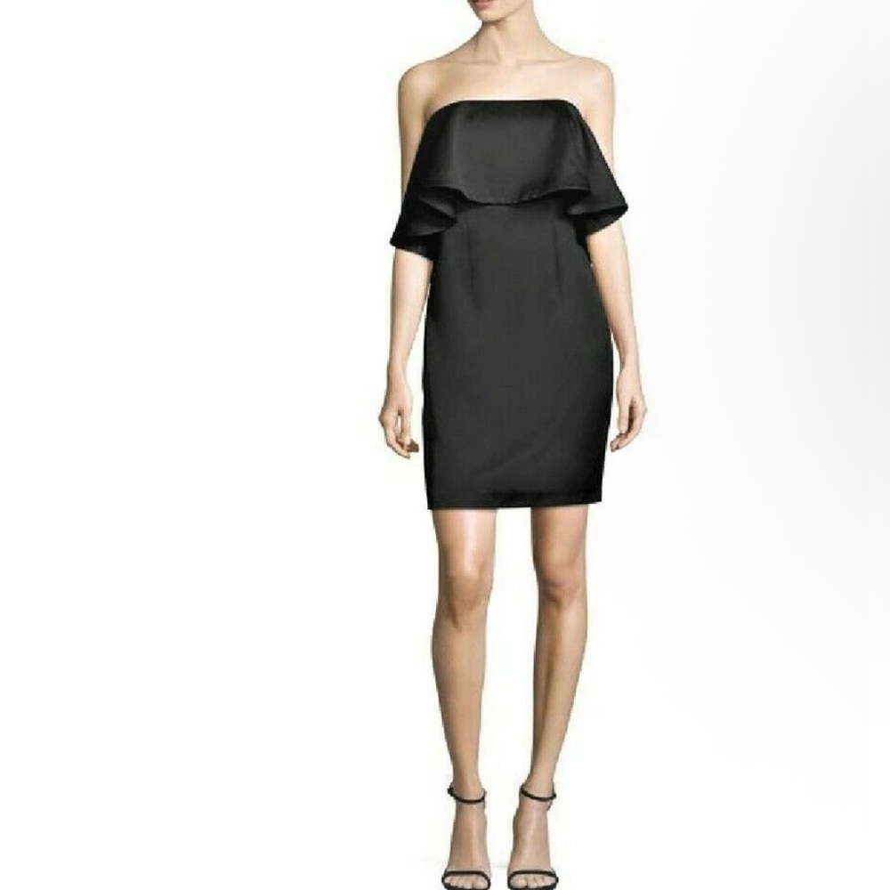 NWT Zac Posen Black‎ Strapless Dress